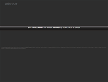 Tablet Screenshot of mhr.net